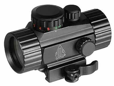 UTG 1x30mm Compact ITA Red/Green Circle Dot Sight, 1/2 MOA