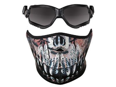 Crosman Elite ForceFlex Goggles & Half Predator Mask | Pyramyd AIR