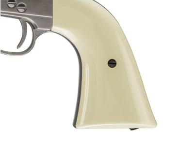 Set of Ivory Plastic Grips, Fits Umarex Colt SAA CO2  Revolver