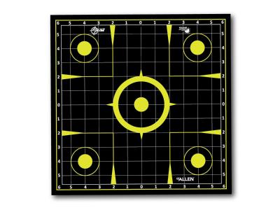 Allen Company EZ Aim Splash Sight-In Grid Target Roll, 12"x12", 8ct