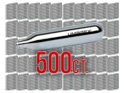 Umarex 12-Gram CO2 Cartridges, 500ct