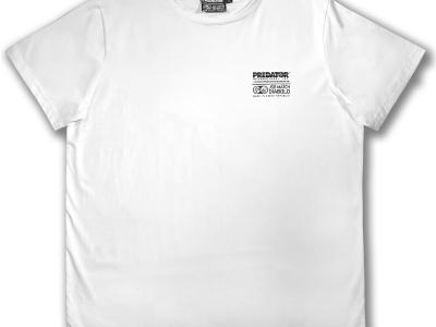 JSB Predator Short Sleeve Cotton/Spandex T-Shirt, White, Large