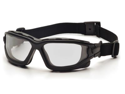 Pyramex  I-Force Slim Blk Frame Clear AF Len Sealed Eyewear
