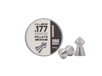 Barra Arlo Pointed Tip .177 cal Pellets - 250ct, .177 (4.5mm), 250 Count
