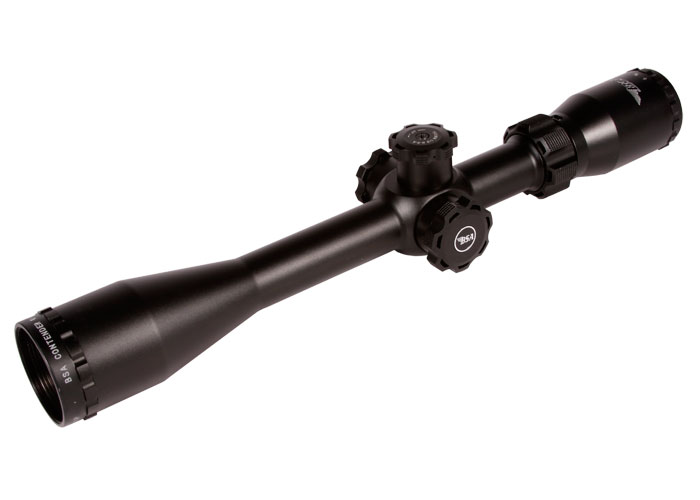 BSA Contender 6-24x40 AO Rifle Scope, Ballistic Calculator Reticle, 1/8 ...