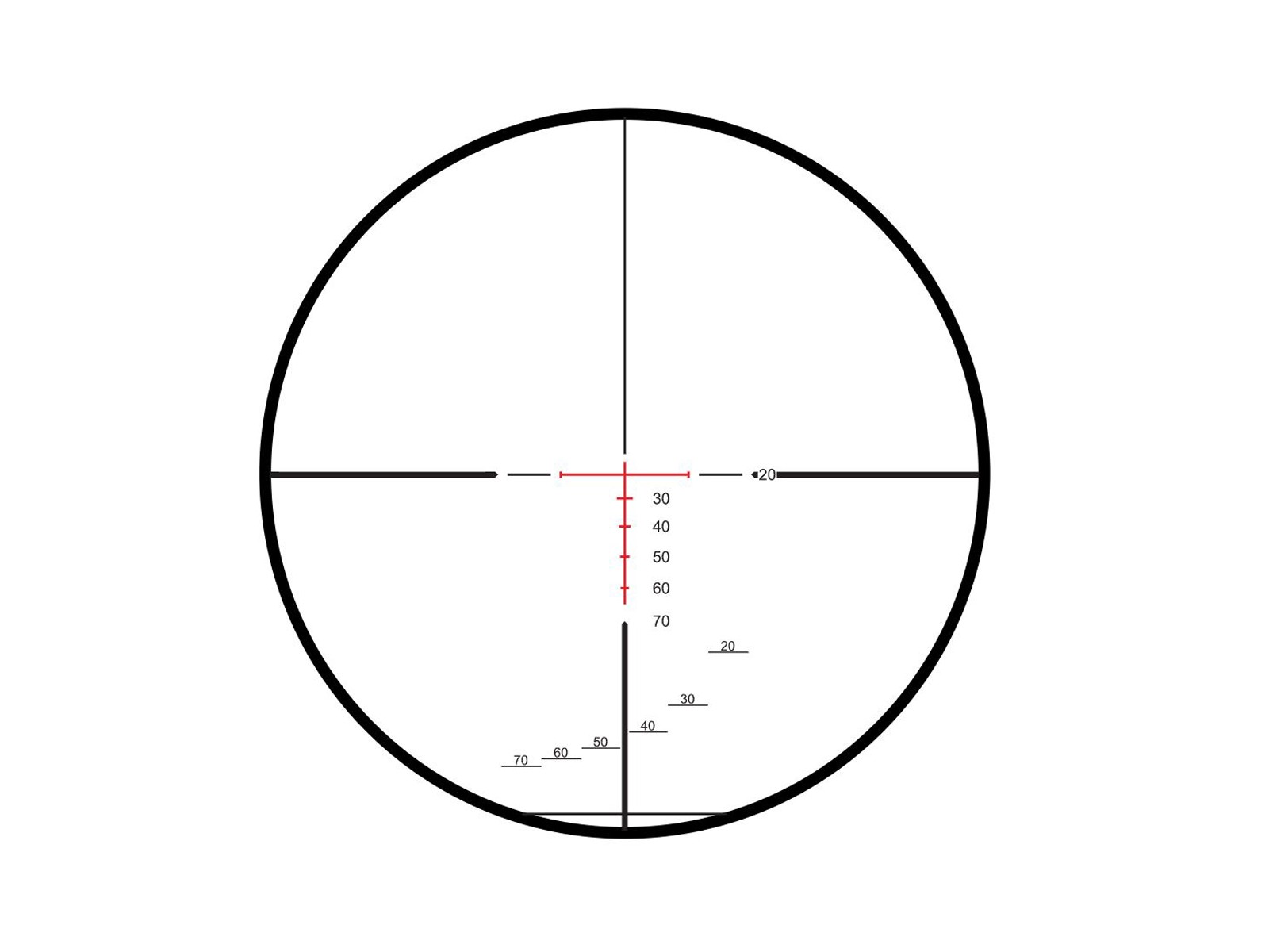 Hawke 3x32 XB Crossbow Scope, XB SR 340 FPS Reticle, 1/2 MOA, 1