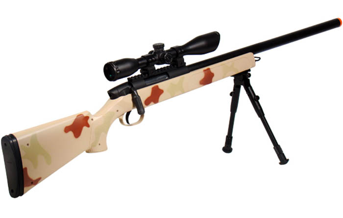 Utg Master Airsoft Sniper Rifle Desert Camo Pyramyd Air